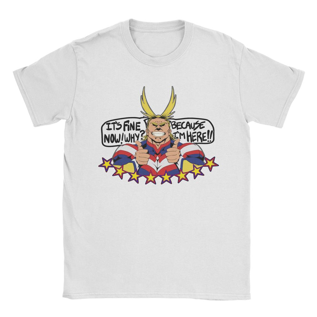 My Hero Academia Plus Ultra Gym T Shirts Men Women Pure Cotton Novelty T-Shirts Crew Neck  Tees Short Sleeve Clothes Printed