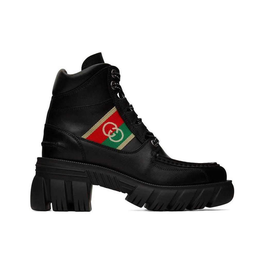 Gucci Wmns Ankle Boot 'Interlocking G - Black' Women's 663594 DTNE0 1080