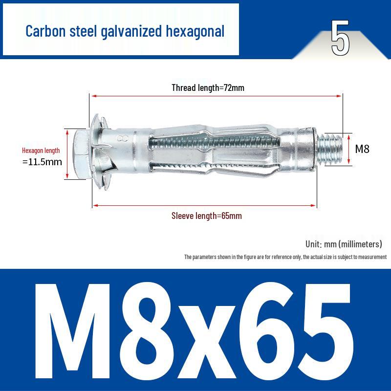 Plastic Petal Nut Expansion Screw for Hollow Sheet Metal - Fixed Lantern Rivet Expansion Bolt