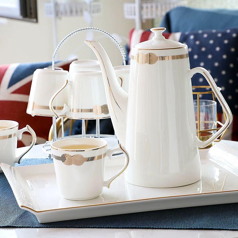 TXRMDX European Luxury Ceramic Tea & Water Set