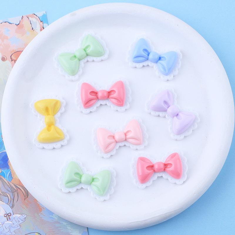 White Bow Resin Accessory DIY Kit