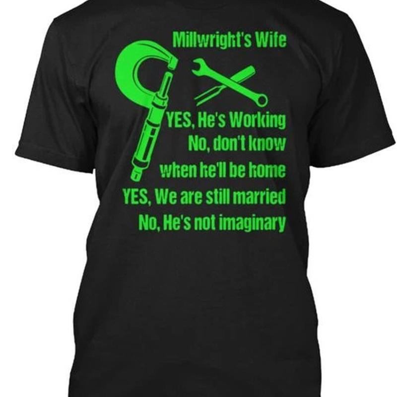 T-shirt MILLWRIGHT S WIFE, taille Premium M 2XL S разноцветный