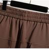 Retro Pear-Shaped Wide-Leg Harem Pants for Plus Size Women - Slimming Carrot Style