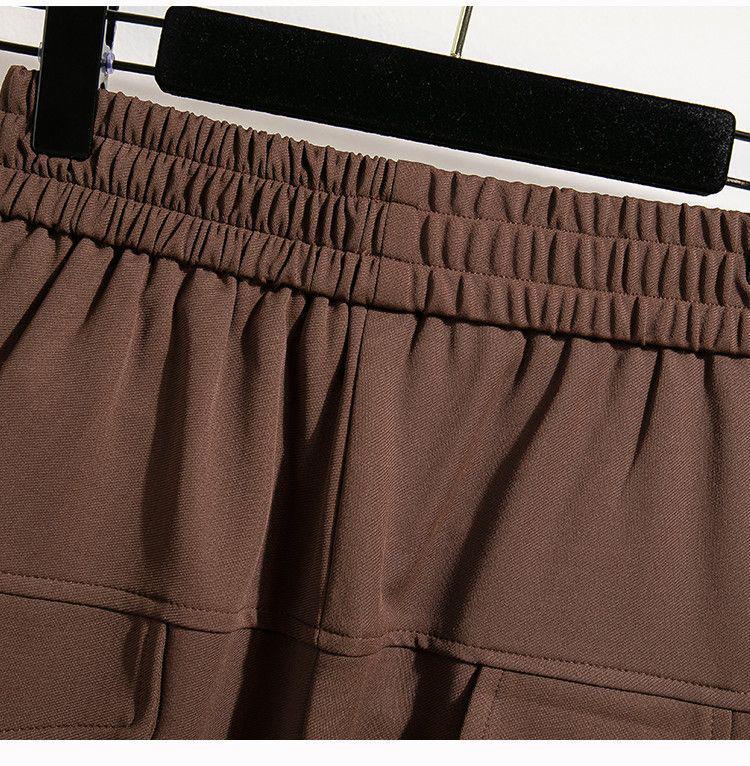 Retro Pear-Shaped Wide-Leg Harem Pants for Plus Size Women - Slimming Carrot Style