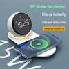 Wireless Charging Clock Bluetooth Speaker A8
