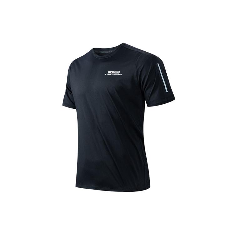 ANTA T Shirts Men s Black Crew Neck Moderate 952327126-6 L