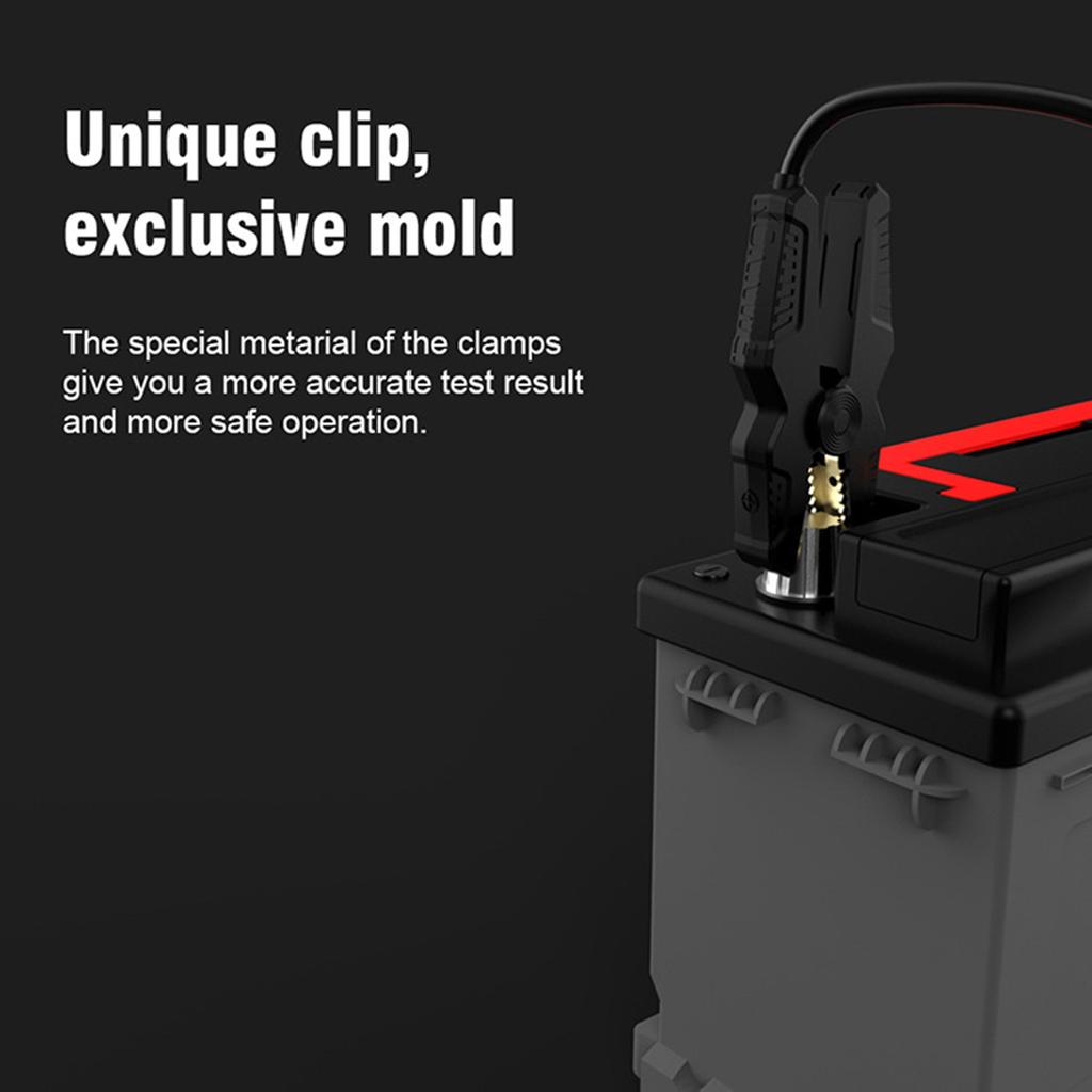 Tester baterií KW710 Testovací analyzátor OBD2 Diagnostický detektor a hodnocení nabíjení Příslušenství pro návěs pro motocykly