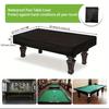 Black Billiard Table Cover , Protects Your Billiard Table from Scratches and Spills, Indoor/Outdoor Use,  Billiard Accessories