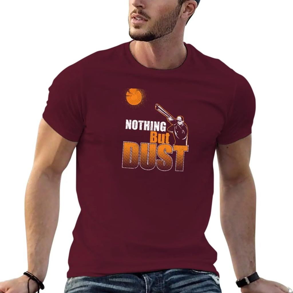 Skeet Clay Shooting Pigeon Trap Bird Hunters Nothing But Dust Graphic Tshirt Tees Korean Harajuku Fashion Unisexs T Shirt Herren