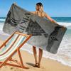 Rabe segelt Wikingergeist Druck Strandtuch, schnelltrocknend, geeignet für Reisen, Outdoor-Sport, Joggen, den Strand und Schwimmen, Geschenk