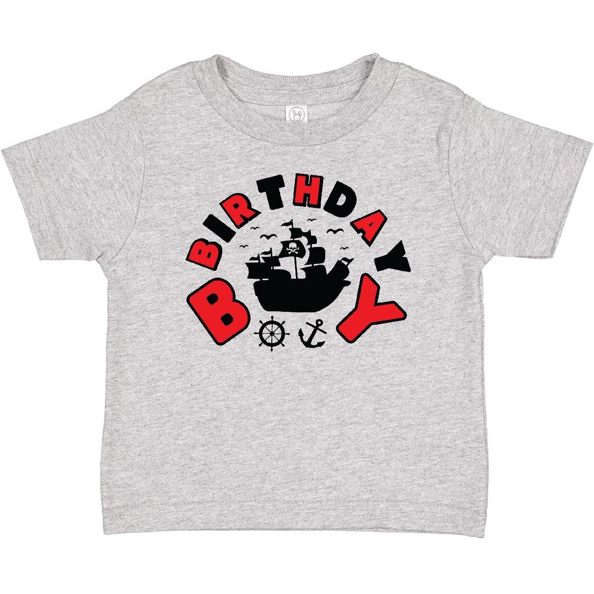 Inktastic Pirate Birthday Boy Baby T-Shirt Party Anchor Infant Tees Shower 150