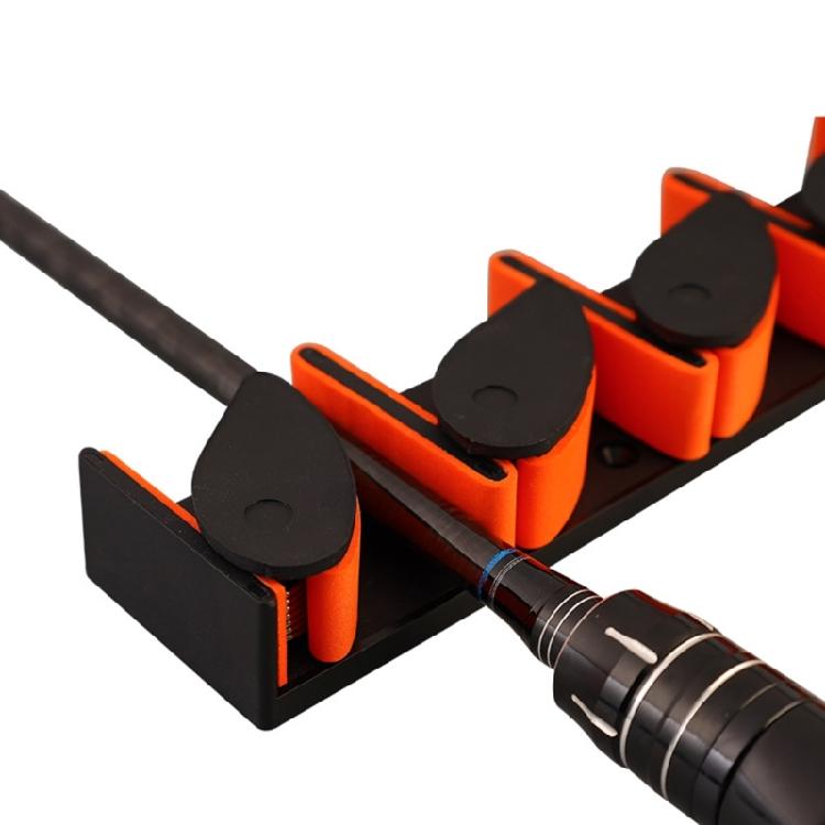 Vertical Fishing Poles Holder Wall Mount Rod Rack Rod Holder Holds Up To 6 Rods