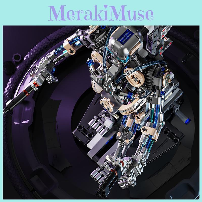 Robot Mechanical Skeleton Building Blocks Kit For Children With Playset Creative