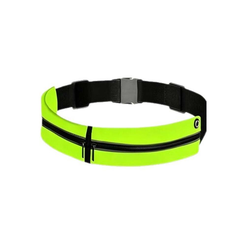 

Elastic Running Belt Fanny Pack Close Fitting Mobile Phone Bag Sports Waist Bag Outdoor Riding зелёный