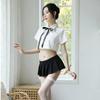 Women's Underwear Pleated Erotic Costume Mini Skirt Outfit School Girl Cosplay Sexy Lingerie Student JK Uniform Thong for Sex 18
