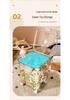 Transparent Multifunctional Storage Box: Large Capacity Plastic Organizer for Toys, Snacks, and Clothes