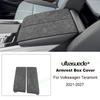 ABS Suede Center Console Armrest Box Protective Cover Trim For Volkswagen Teramont 2021-2026 Automotive Interior Accessories