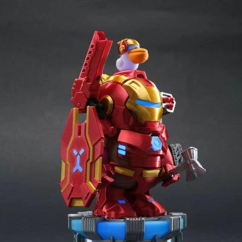 In Stock Cartoon Iron Capybara Hero Magnetic Mecha Armor Capybara Doll Hand Made Creative Toys Collectible Action Figures Durable Gifts