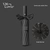 72-Rib Strong Automatic Sun Protection Umbrella for Women & Men, Large Folding Design for Sun and Rain