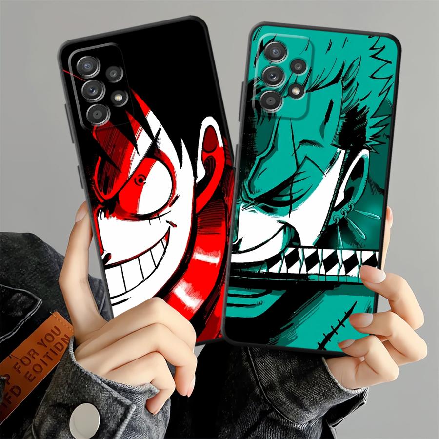 Case for Samsung Galaxy A03 A10 A20 A01 A02 A50 A70 A30 A40 A06 Note 20 Ultra 9 10 A04 A05 Soft Back Phone Cover Cool Anime