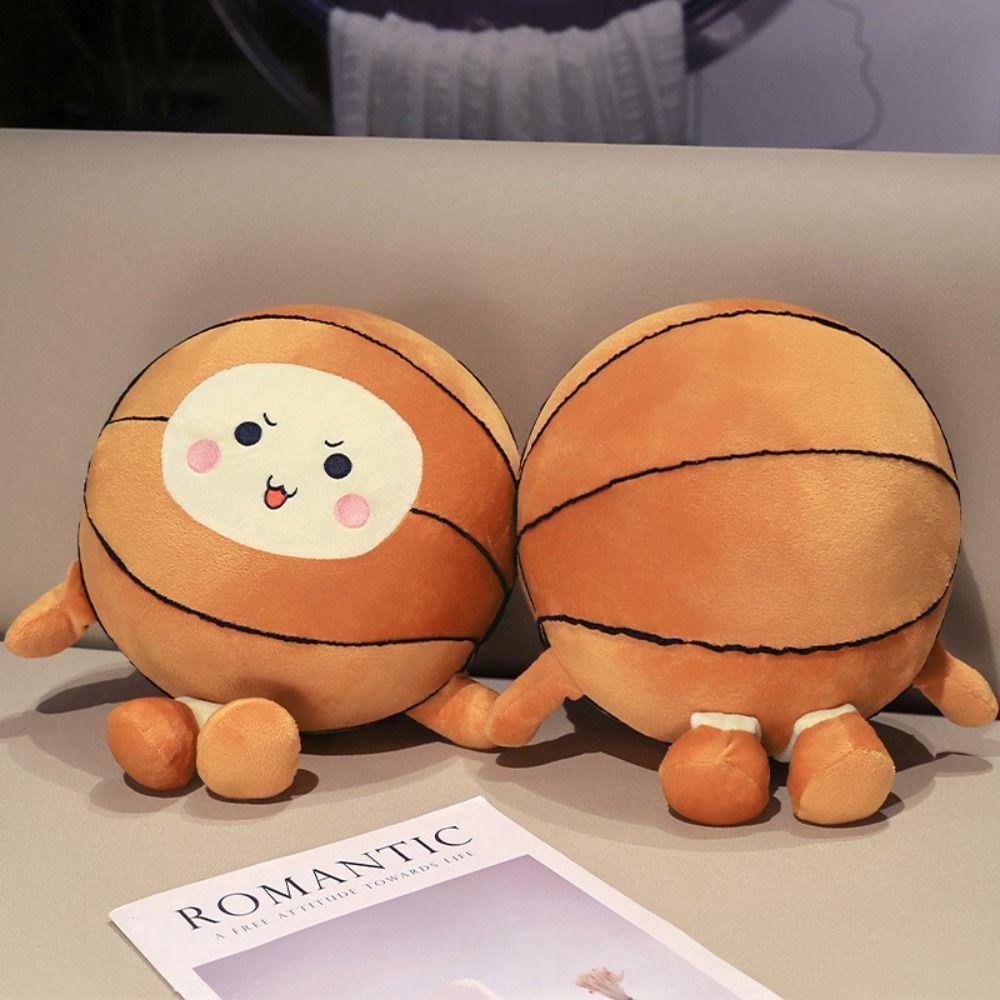 

Stuffed Lifelike Ball Pillow Doll With Feet Ball Plush Toy Kid Girl Boy Style A