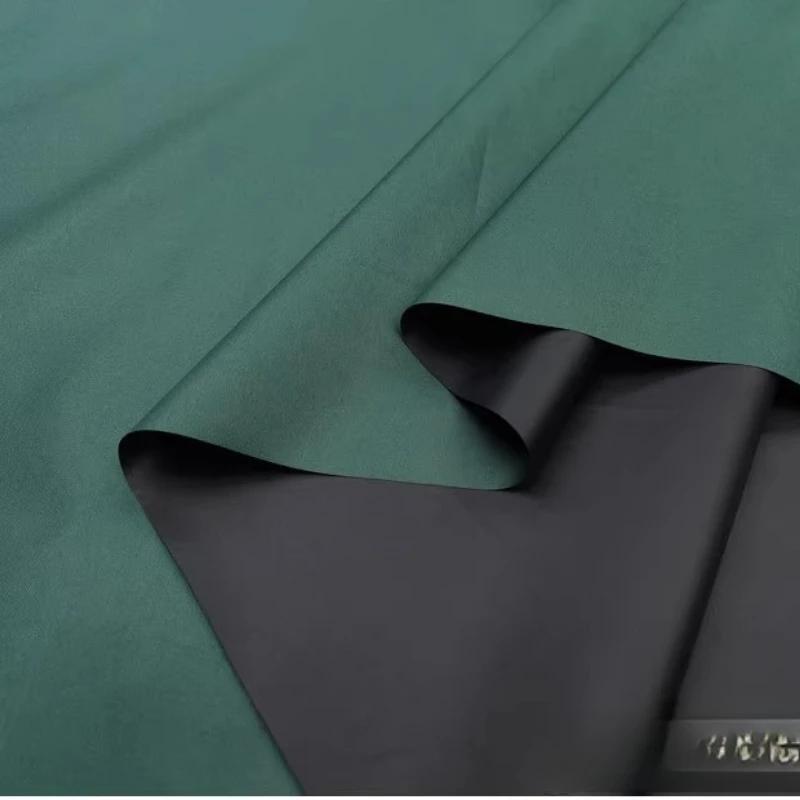 210D Silver Coated Cloth Sunscreen Thin Oxford Waterproof Fabric 180T Black Glue By The Meter for Raincoat Umbrella Tent Sewing