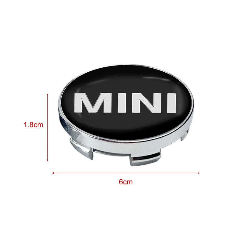 4pcs 56mm/60mm Car Wheel Center Hub Cap Rim Cover Emblem Stickers For MINI Cooper One S Clubman R50 R53 R56 R60 F55 F56 R57 R58