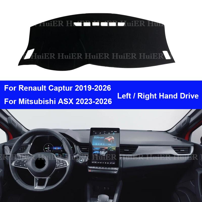 Per Renault Captur Mitsubishi ASX 2019-2026 Copri Cruscotto Tappetino Cruscotto Tappeto Tappetino Cruscotto Tappetini Anti-UV Accessori Interni