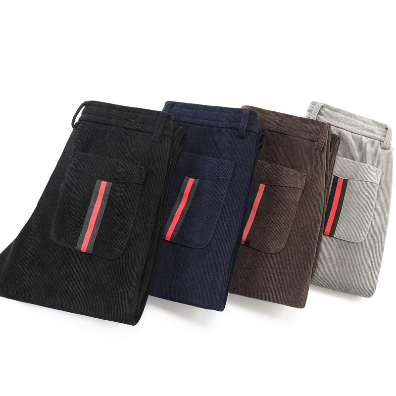 Bo Aorong Men's Casual Pants Straight Tube Pants Spring Men's Regular Korean Elastic Casual Pants Light Business Men's Pants