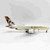 Aeroplane Decoration a380 Airbus A380 Etihad Airways Airlines 30cm Scale 1/240 Planes Model  Airplane Diecast Resin Collected