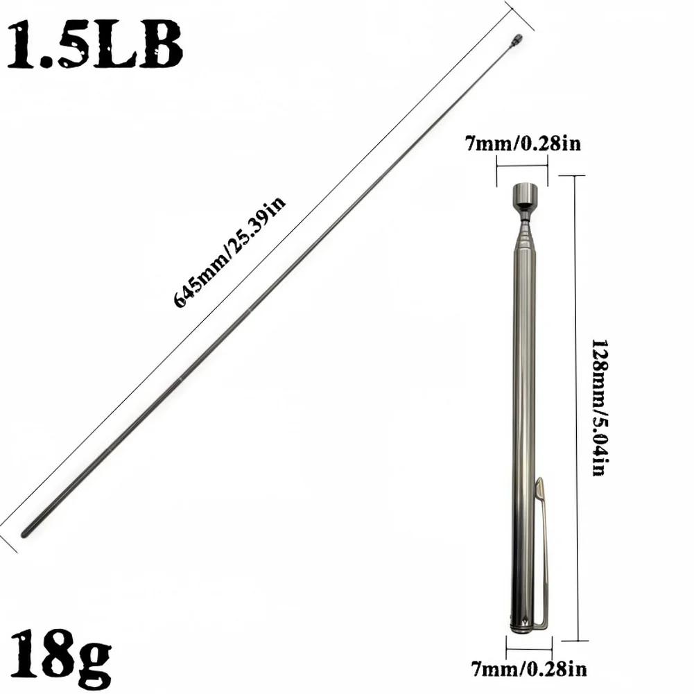 Telescopic Magnetic Pickup Tool With Strong Magnet For Retrieving Metal Objects In Tight Spaces For Home Garage And Workshop