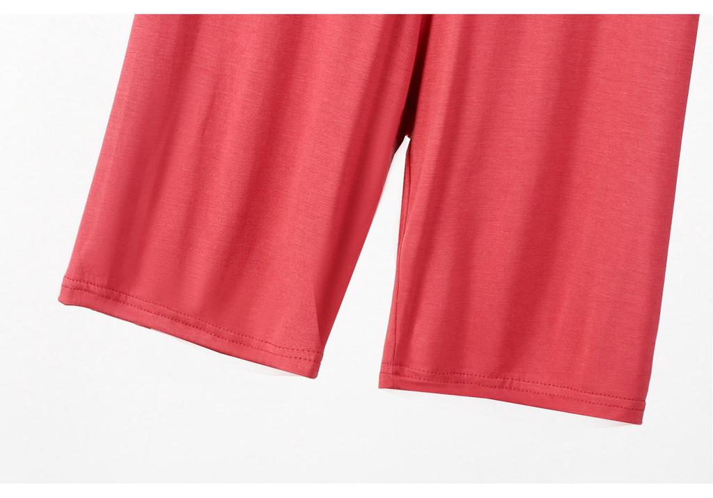 Legginsy Modalowe z Wysokim Stanem: Letnie cienkie, Duże rozmiary, Modelujące sylwetkę, Szorty bezpieczeństwa zapobiegające prześwitom dla kobiet