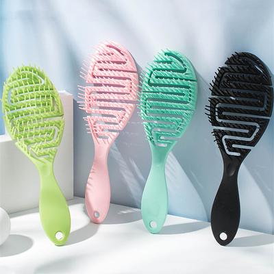Hohler Massagekamm, weiblicher Airbag, Luftkissen, Kopfhaut, Kopf, Meridian, trocken und nass, doppelter Verwendungszweck, langes Haar, glattes Haar, Friseurkamm