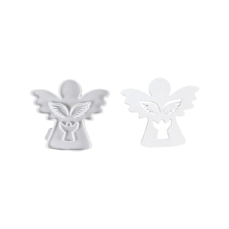 Silicone Mould Epoxy Resin Tool Angel with Heart Star Casting Molds Plasters Molds Craft Supply