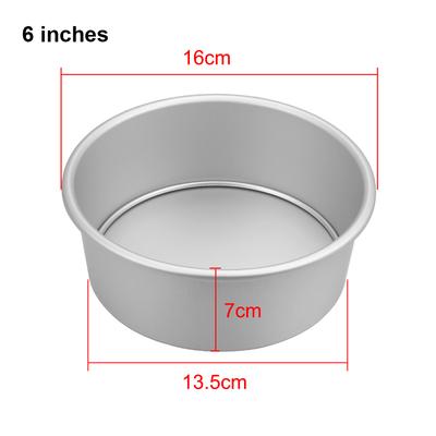 Forma de Bolo Anodizada Superfície Anodizada Assadeira Forno Ferramentas de Assar Removível Mousse Chiffon Forma de Bolo Assadeira Ferramentas de Padaria