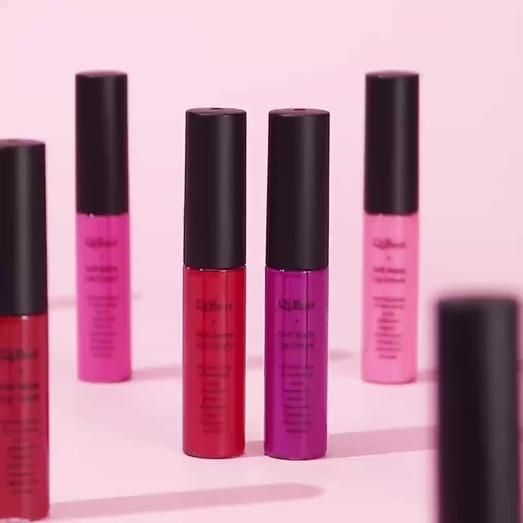 Long Lasting Liquid Lipstick in A Waterproof Matte End, Featuring A Dark Red Black, Perfect for Women'S Makeup, Including Lip Gloss and Lip Tint