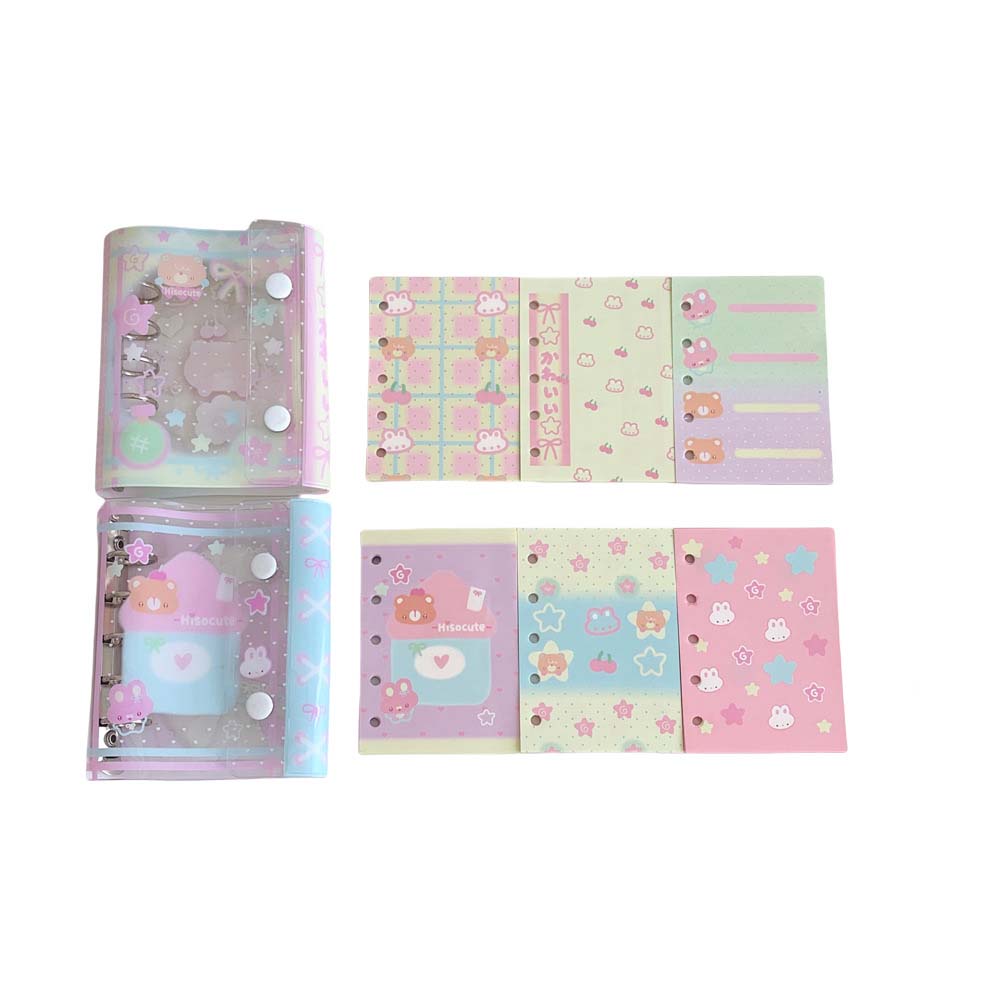 Spiral Binder Looseleaf Notebook To Do List Binder Inside Page Cute Paper Refill Students