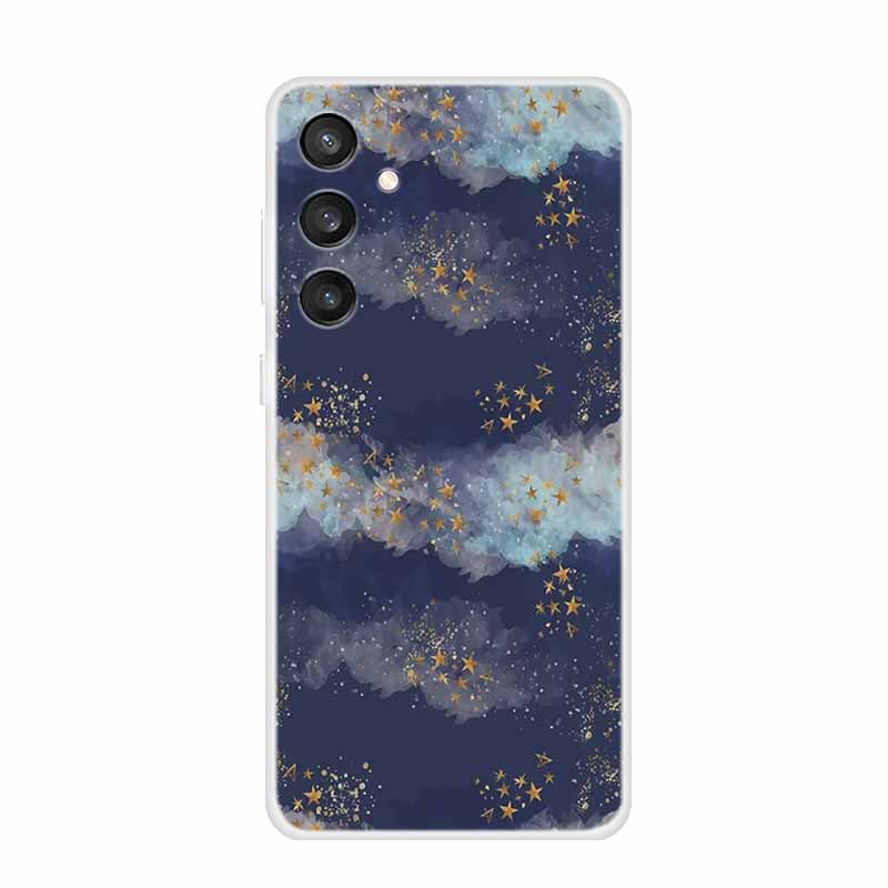 6.7" For Samsung S24 FE 5G Case Marble Soft Clear TPU Silicone Phone Covers for Samsung Galaxy S24 FE Case Bumper S24FE S 24FE