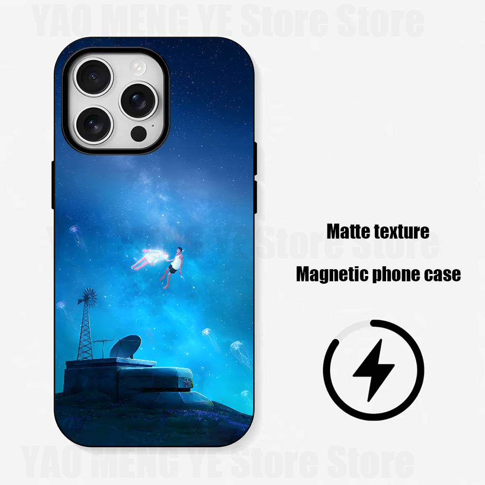 Яо Китайские народные сказки Тонкий Матовый Магнитный Для Чехла Для Iphone 17,16,15,14,13,12,11 Pro Max Mini Plus Новый Матовый Мягкий Чехол iPhone11PROMAX