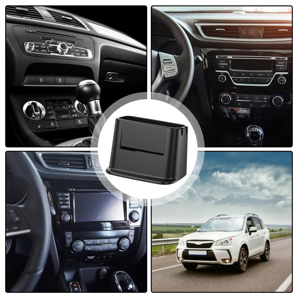 Rjfba Car Center Console Organizer | Dashboard Car Key Storage Box | Self Adhesive