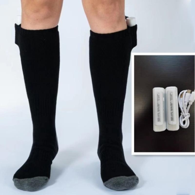 

Шкарпетки з підігрівом зимові USB-зарядка Термошкарпетки Модал Бавовна Потовщені шкарпетки для підігріву Лижні Електричні шкарпетки average size