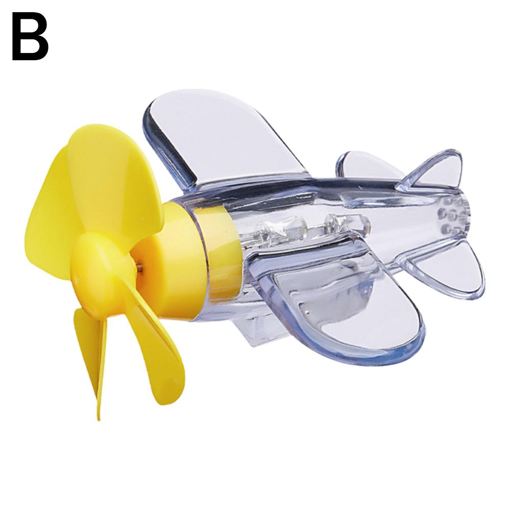 Motorcycle Car Electric LED Colorful Lights Rotatable Airplane Wind-Powered Airplane Decor Car Motorcycle Bikes Bicycle Decor