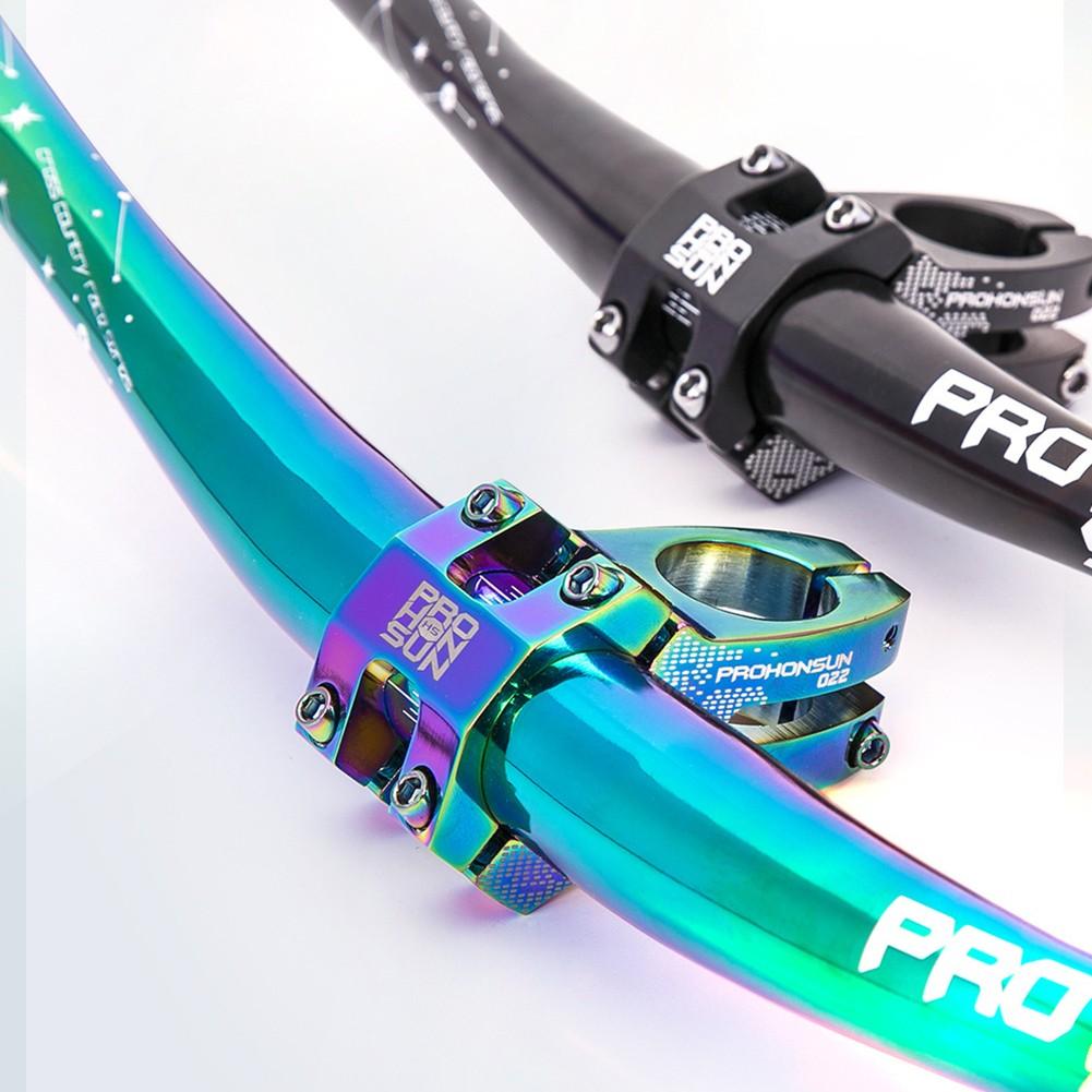 BUCKLOS 50mm Rise Handlebar 720mm Aluminum Mountain Road Bike Riser  Bar