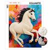 Shiny Pearl Running Horse DIY Painting Creative Bead Art Craft Household Wall Decoration Nice Present For Art Hobbyists Home Decor Wall Art Items