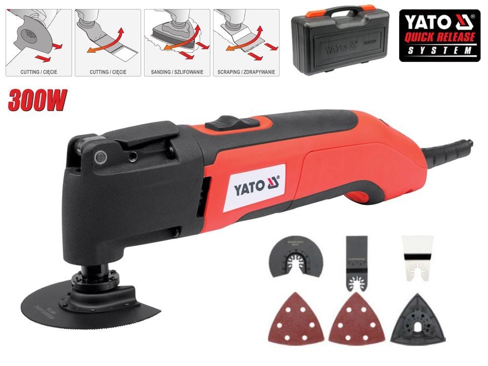 YATO YT-82220 300w Multifunction Oscillating Tool with Accessories