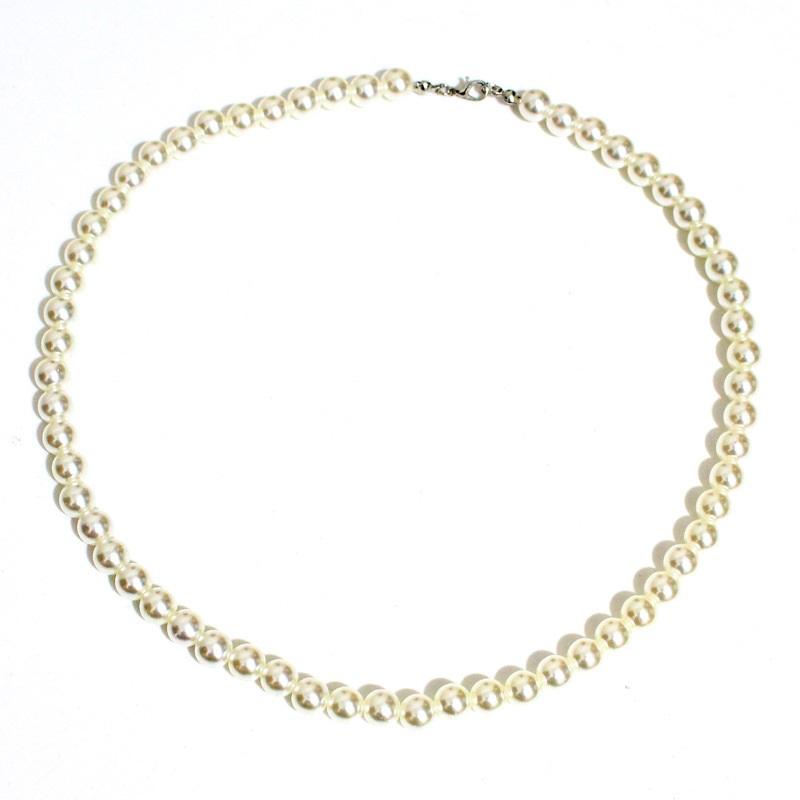 Pearl Necklace Minimalist Fashion ABS Pearl Chain Simple Stylish Daily Wear Jewelry