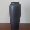 Vaso Moderno Minimalista in Ceramica Nera per Fiori Freschi e Bambù della Fortuna