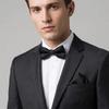 Polyester Pocket Square Set Collar Wedding Accessory Set Corsage Set Bow Tie Set  Banquet