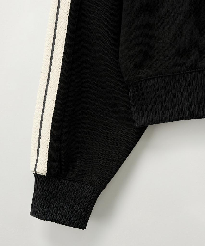Seteo (W) Lawton Crop Sweatshirt Black
