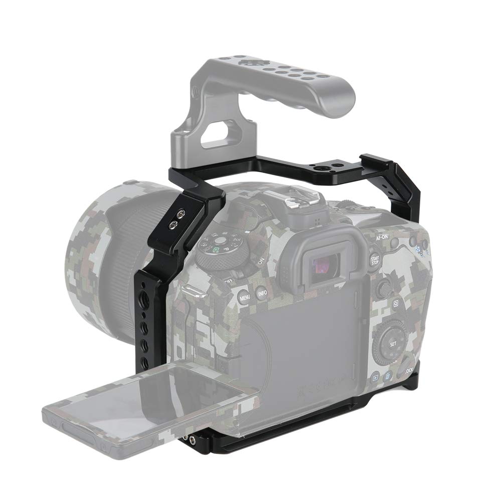 NICEYRIG Canon Dedicated Expansion Camera Cage with NATO Easy To DSLR Camera Rig for Canon Video Shooting 371 90D/80D/70D Cage, Rail, Lightweight,